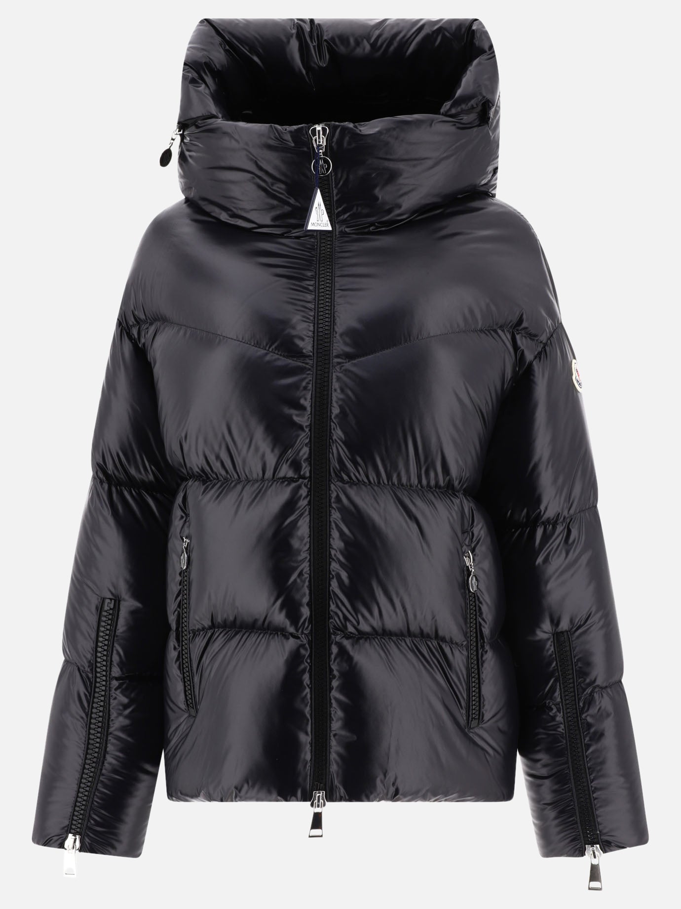Down jackets 100% poliammide - Imbottitura: piumino e piuma  Black - Moncler Women | PDP | VIETTI Online Store | thumbnail
