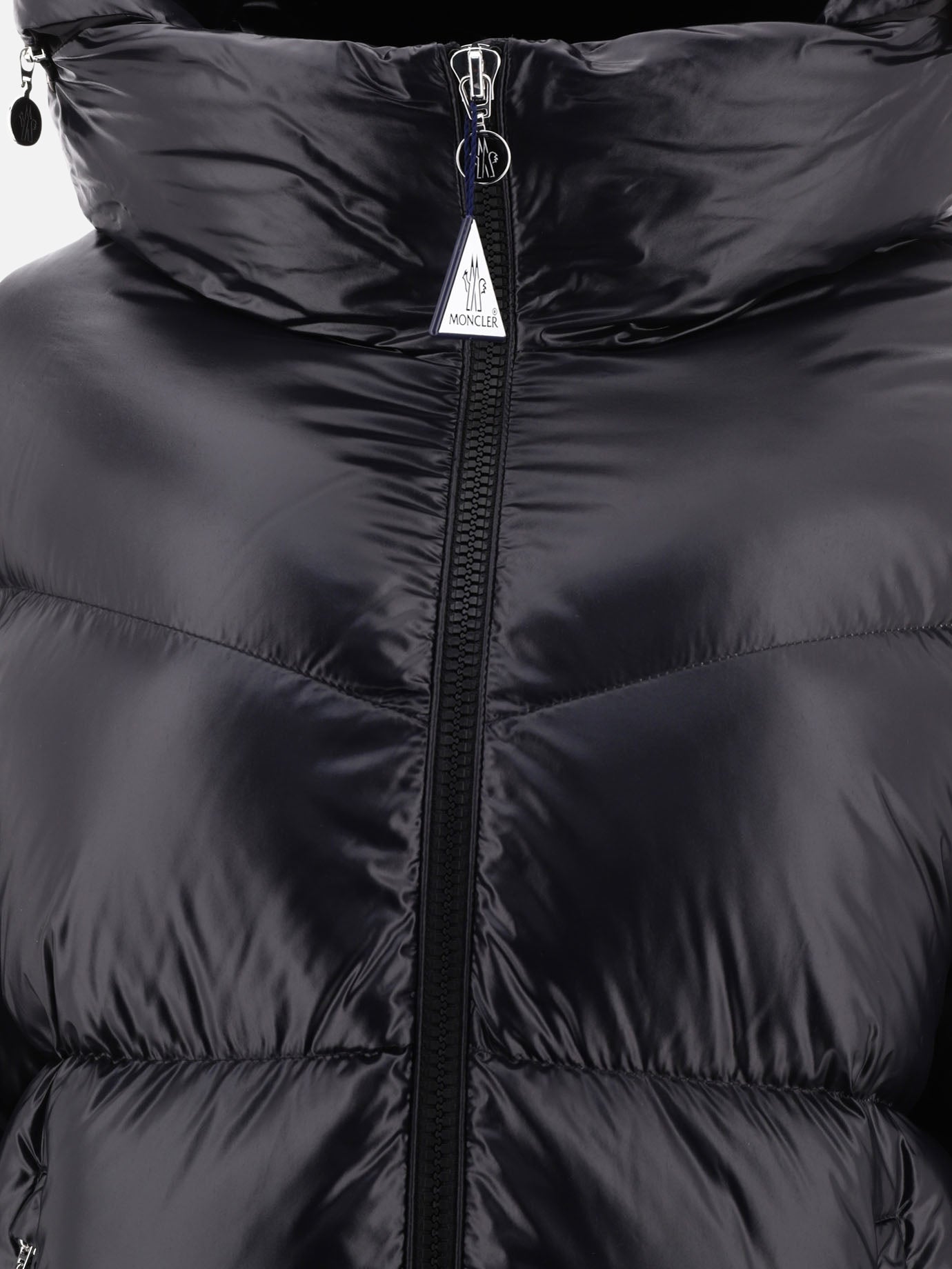 Down jackets 100% poliammide - Imbottitura: piumino e piuma  Black - Moncler Women | PDP | VIETTI Online Store | thumbnail_3