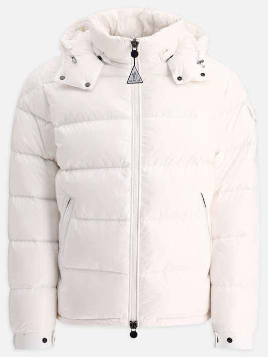 Down jackets Solid colour  White - Moncler Men | PLP | VIETTI Online Store 
