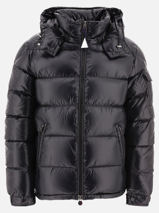 Down jackets Solid colour  Black - Moncler Men | PLP | VIETTI Online Store 
