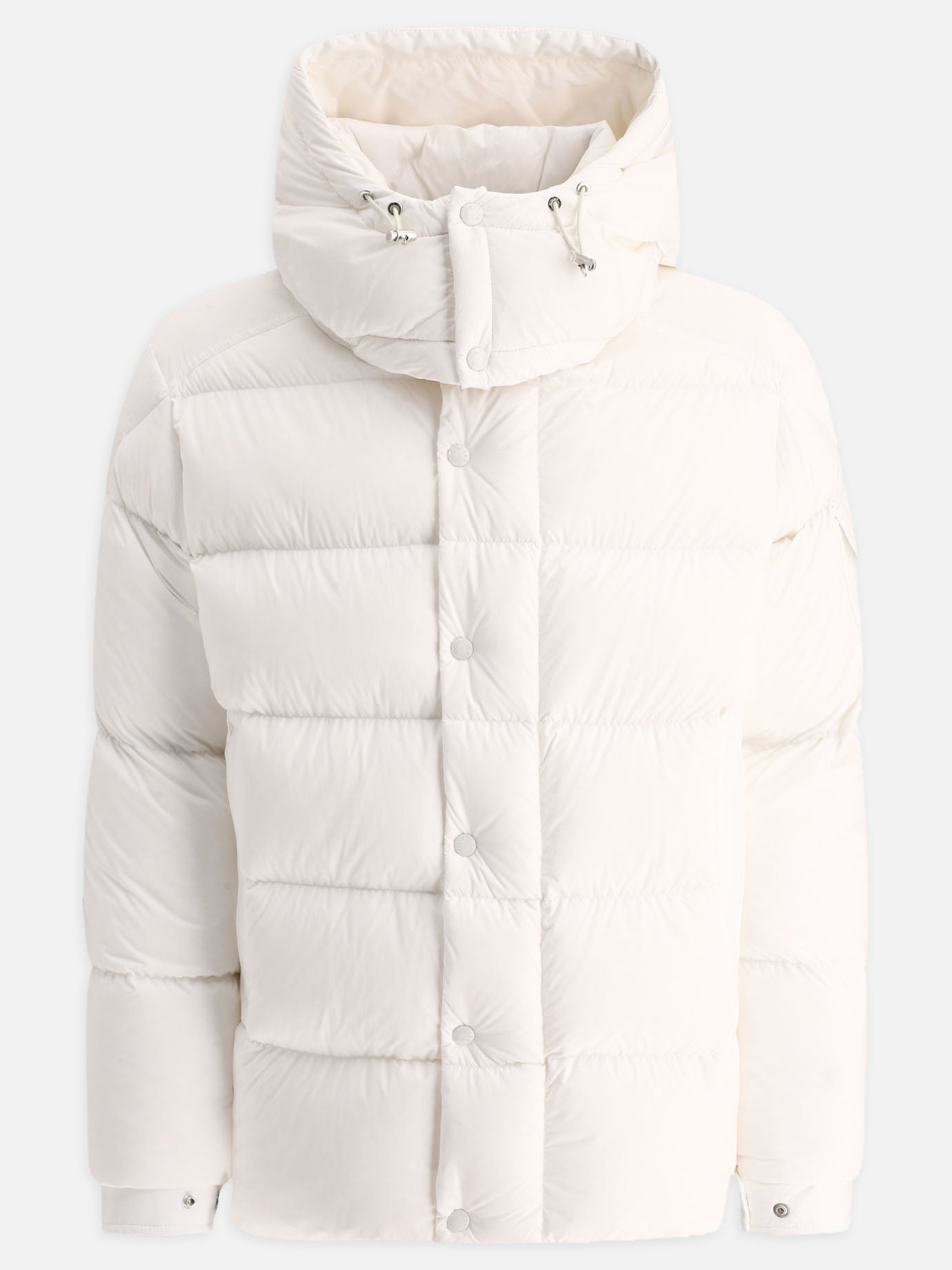 Down coats 100% polyamide - Padding: down and feathers  White - Moncler Men | PDP | VIETTI Online Store | Zoom-Modal
