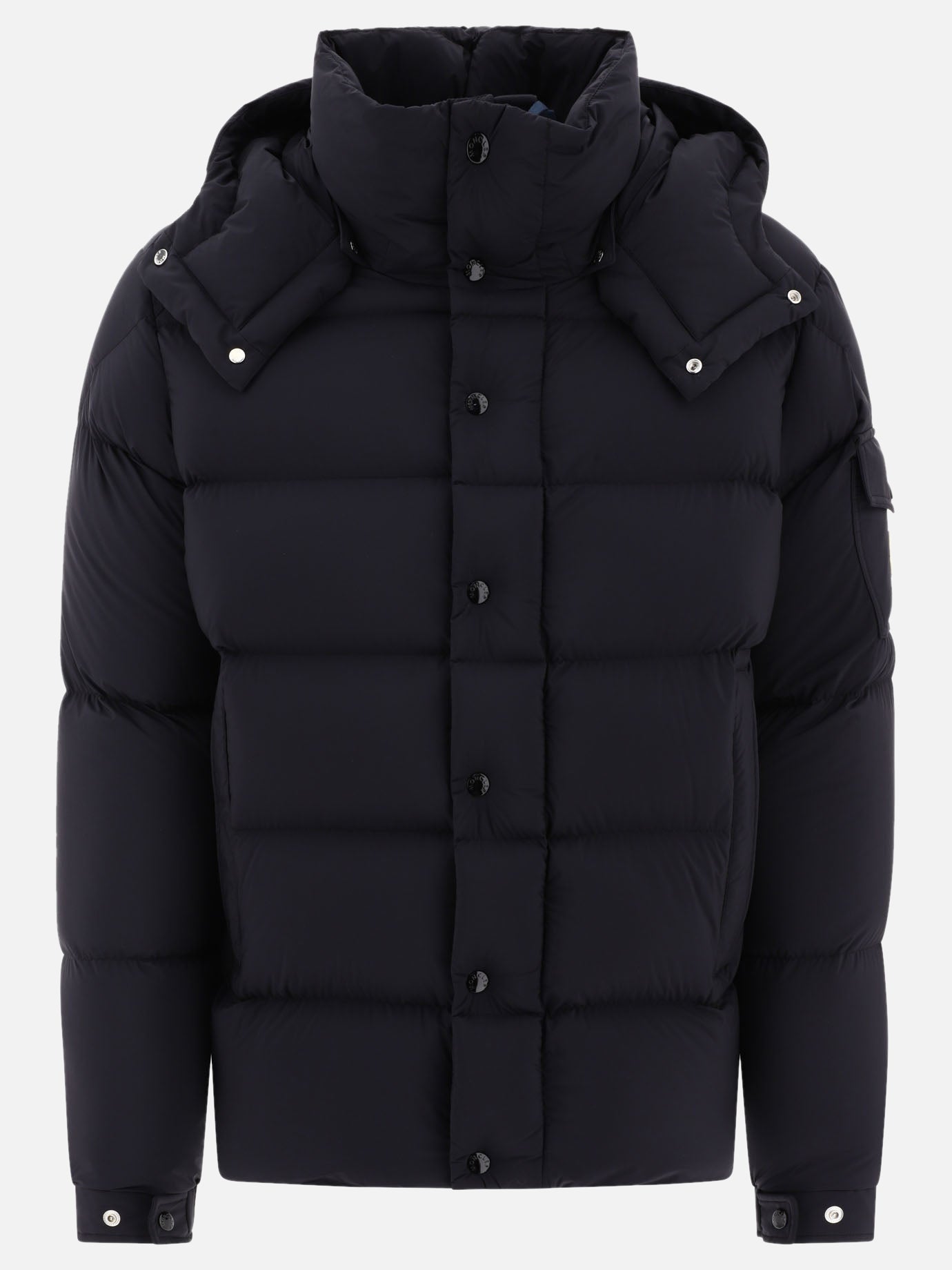 Down coats 100% polyamide - Padding: down and feathers  Black - Moncler Men | PDP | VIETTI Online Store | thumbnail