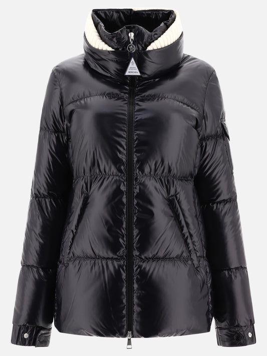 Down jackets 100% poliammide - Imbottitura: piumino e piuma  Black - Moncler Women | PLP | VIETTI Online Store 

