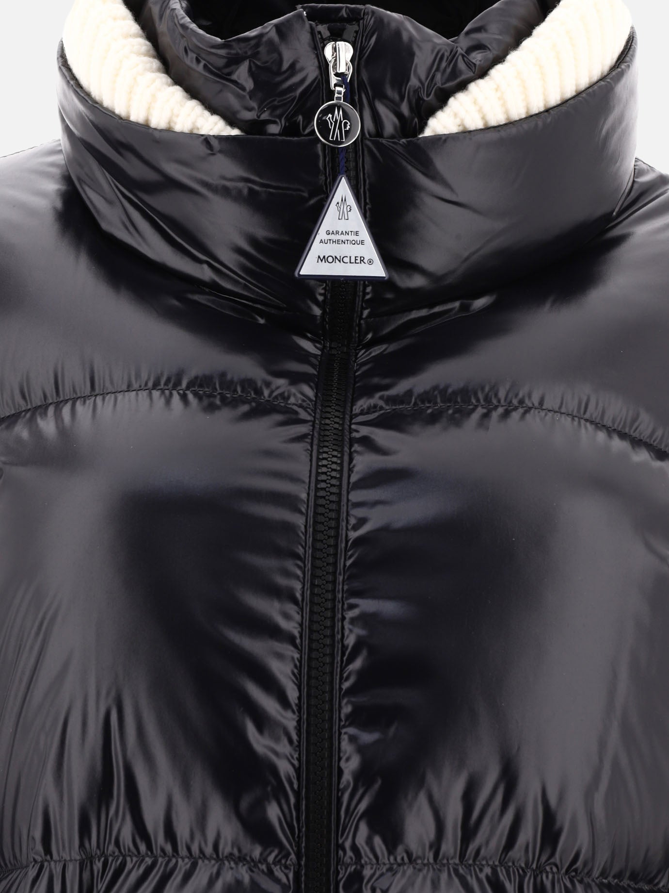Down jackets 100% poliammide - Imbottitura: piumino e piuma  Black - Moncler Women | PDP | VIETTI Online Store | thumbnail_3
