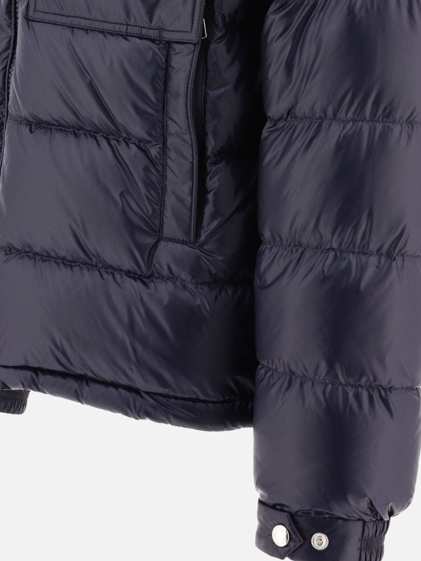 Down coats 100% polyamide - Padding: down and feathers  Blue - Moncler Men | PDP | VIETTI Online Store | Zoom-Modal_4
