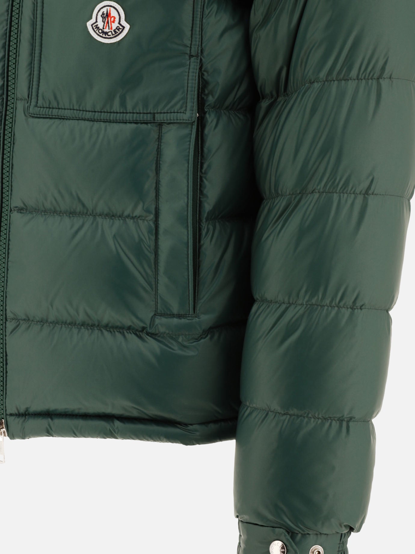 Down jackets 100% poliammide - Imbottitura: piumino e piuma  Green - Moncler Men | PDP | VIETTI Online Store | thumbnail_4