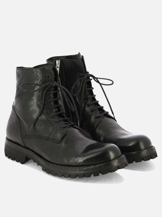 Stivaletti stringati 100% pelle - 100% gomma  Nero - Officine Creative Uomo | PLP | VIETTI Online Store | 2
