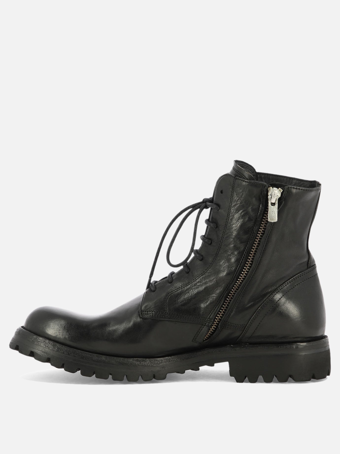 Stivaletti stringati 100% pelle - 100% gomma  Nero - Officine Creative Uomo | PDP | VIETTI Online Store | thumbnail_3