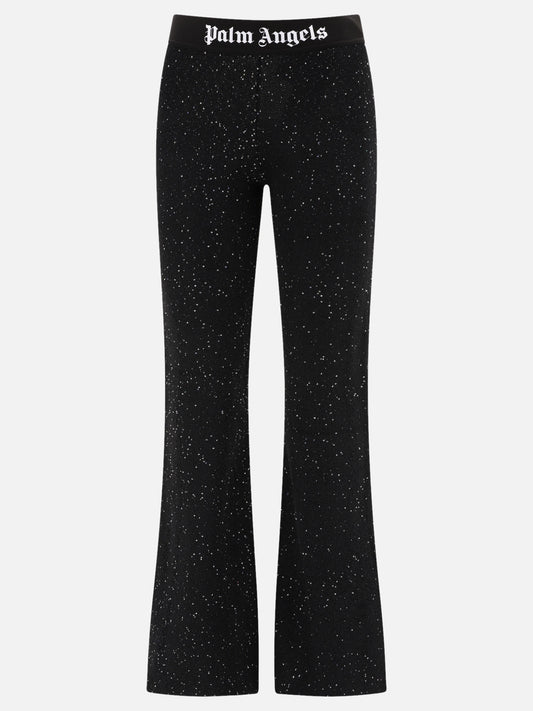 Pantaloni sportivi 100% poliestere  Nero - Palm Angels Donna | PLP | VIETTI Online Store 
