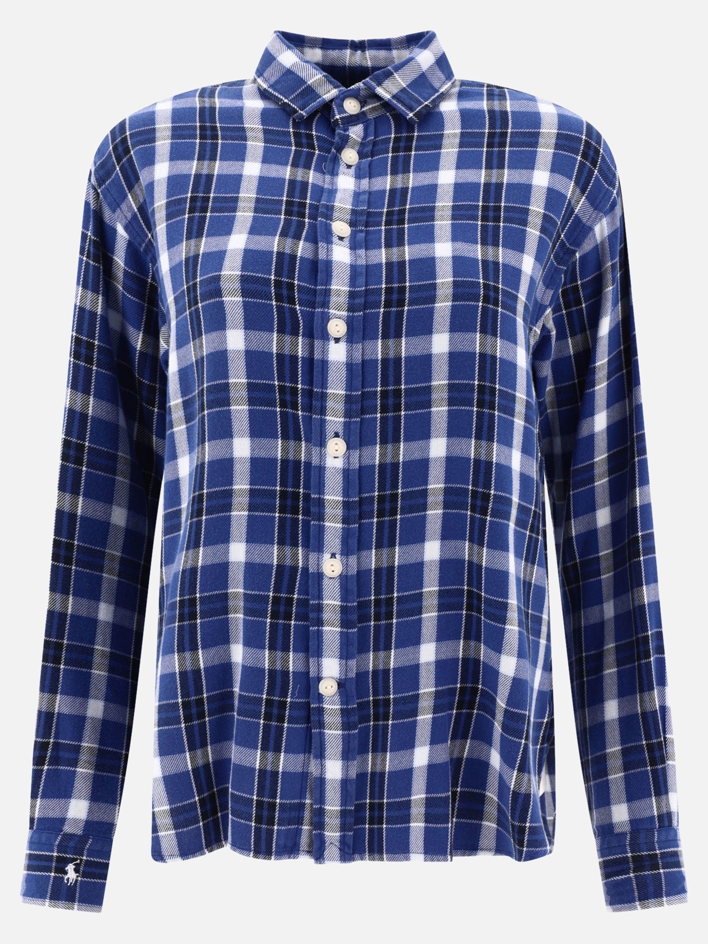 Camicie casual 100% cotone  Blu - Polo Ralph Lauren Donna | PDP | VIETTI Online Store | Zoom-Modal
