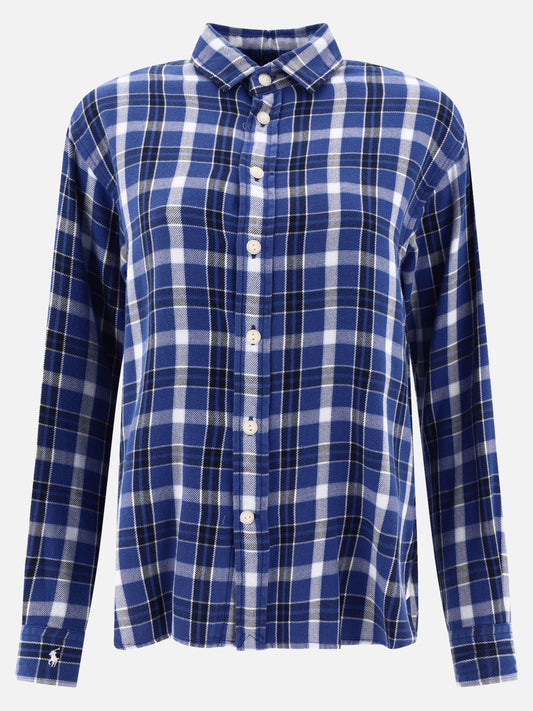 Camicie casual 100% cotone  Blu - Polo Ralph Lauren Donna | PLP | VIETTI Online Store 
