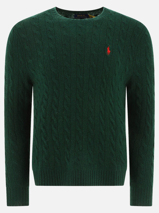 Maglioni girocollo Logo  Verde - Polo Ralph Lauren Uomo | PLP | VIETTI Online Store 
