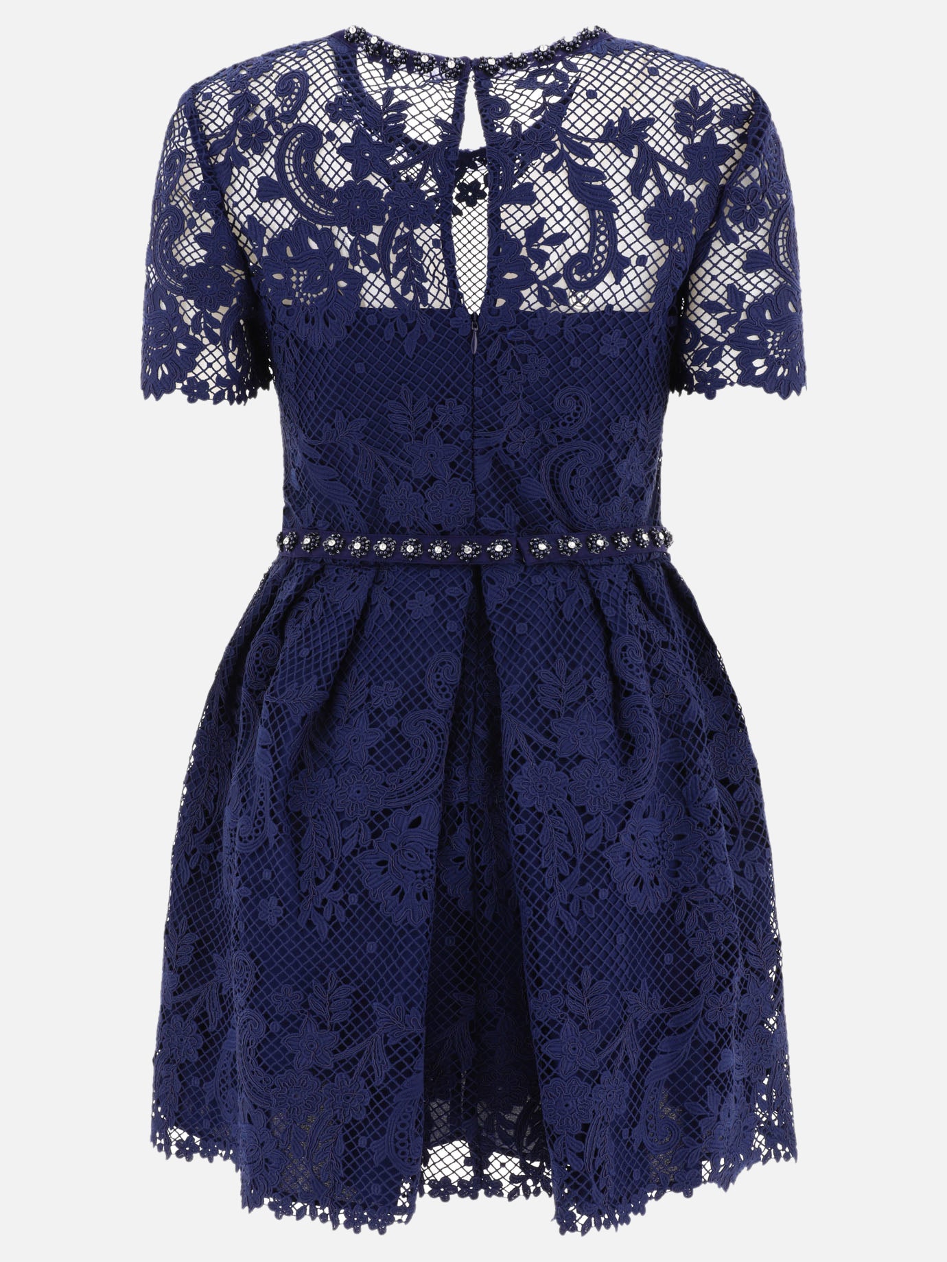 Abiti corti 100% polyester  Blu - Self-portrait Donna | PDP | VIETTI Online Store | thumbnail_2