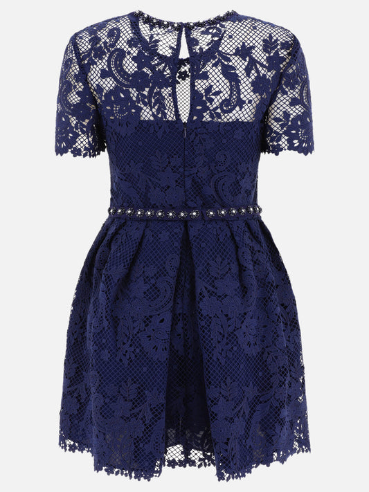 Abiti corti 100% polyester  Blu - Self-portrait Donna | PLP | VIETTI Online Store | 2
