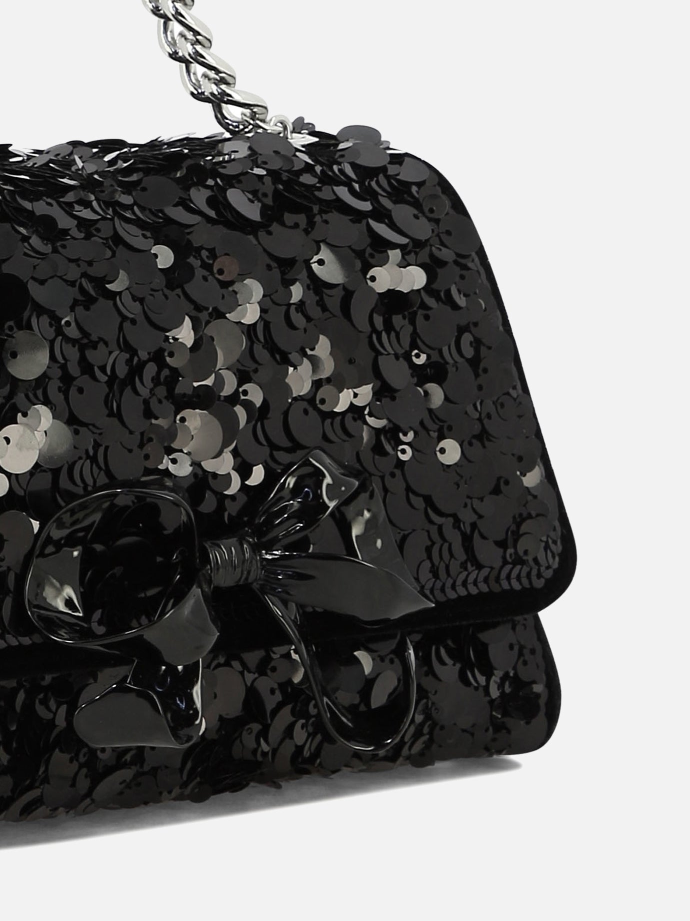 Borse piccole 91% polyester 9% elastane  Nero - Self-portrait Donna | PDP | VIETTI Online Store | Zoom-Modal_4

