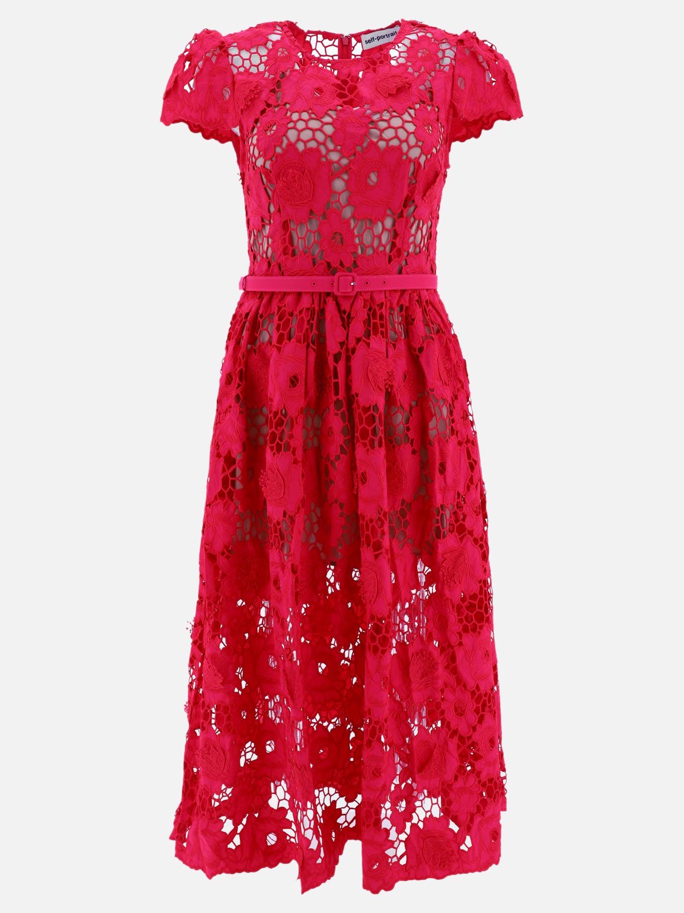 Abiti lunghi 100% cotone  Rosso - Self-portrait Donna | PDP | VIETTI Online Store | Zoom-Modal
