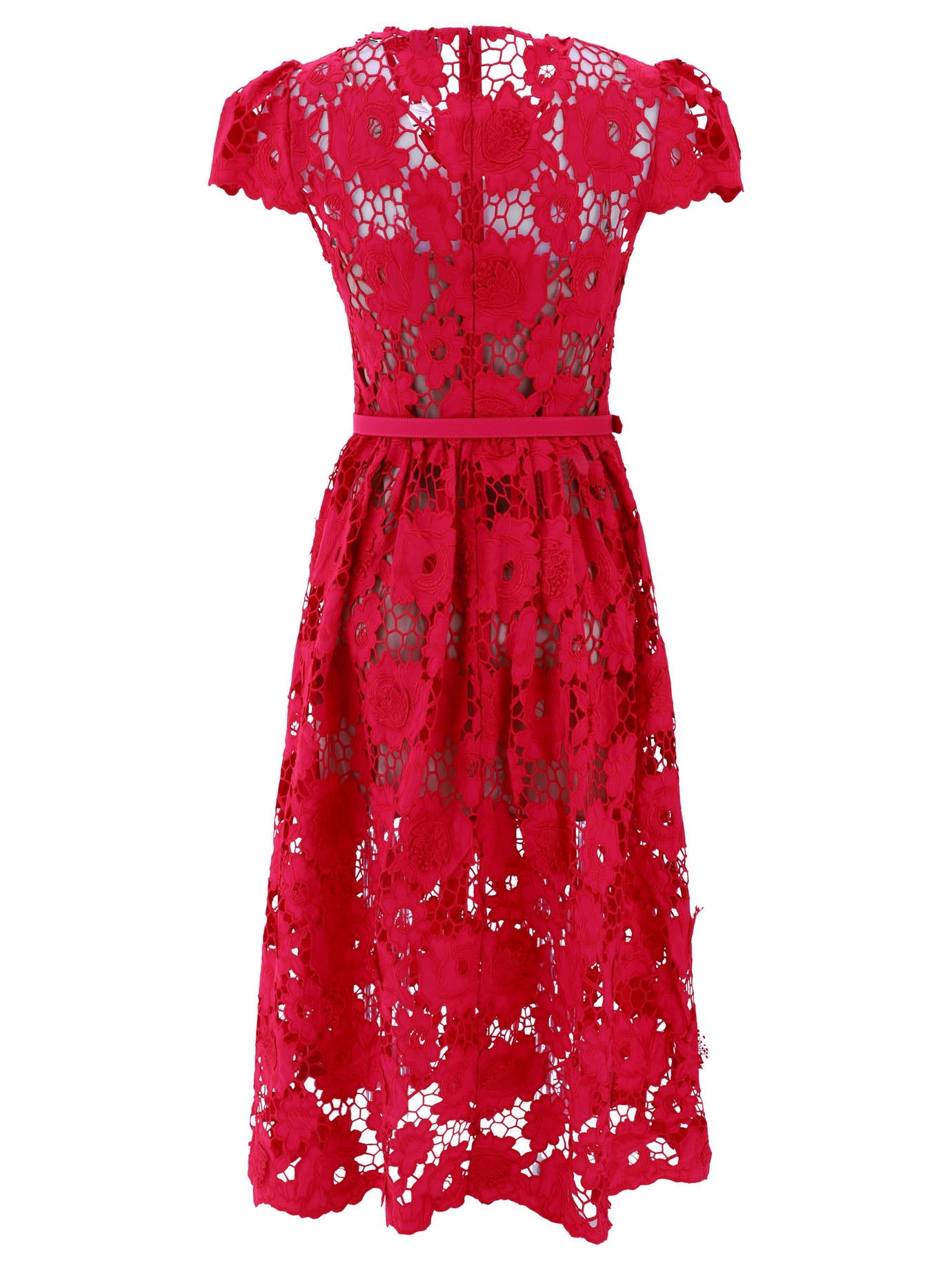 Abiti lunghi 100% cotone  Rosso - Self-portrait Donna | PDP | VIETTI Online Store | Zoom-Modal_2
