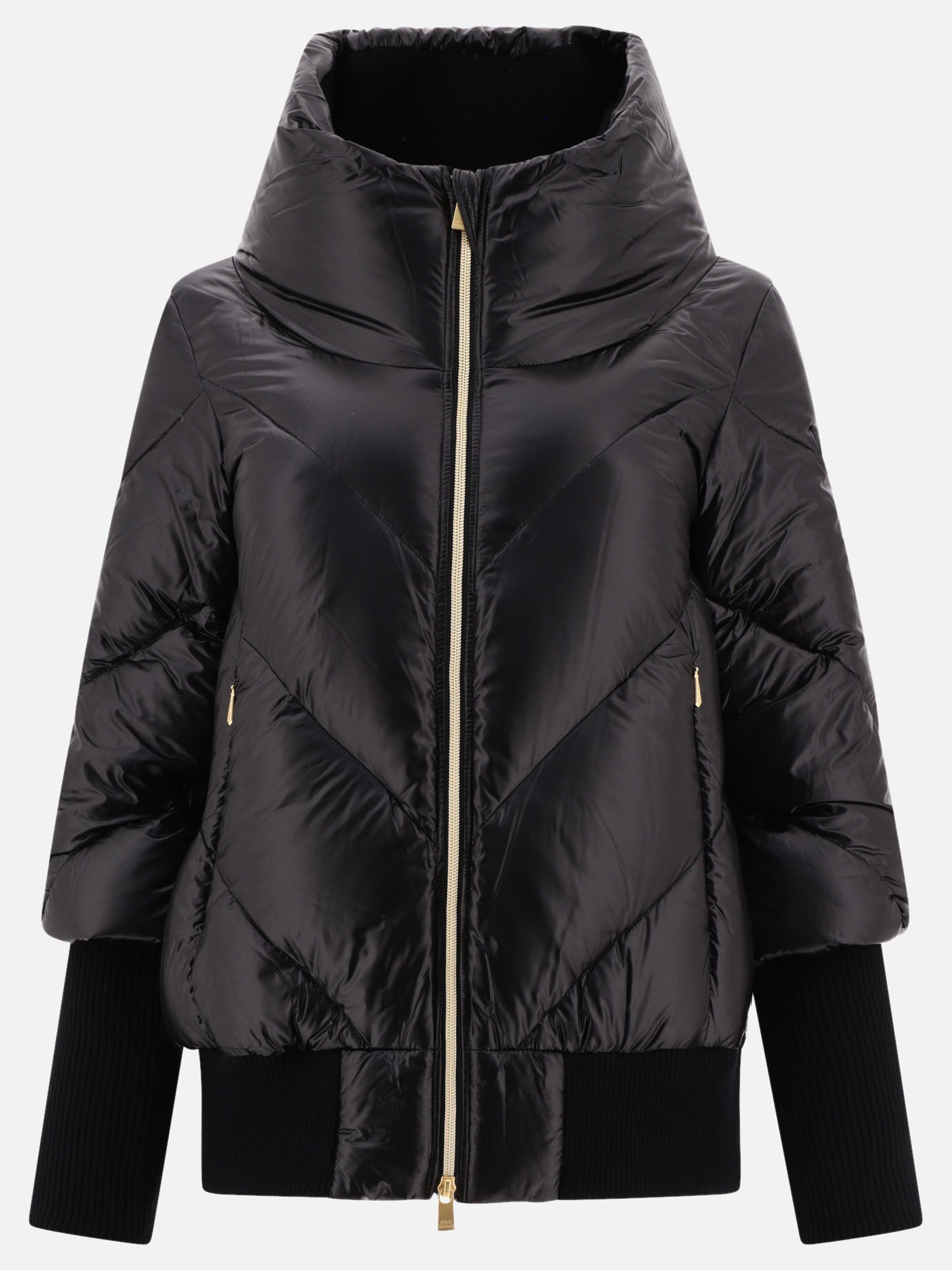 Down jackets 100% nylon - Padding: down and feather  Black - Tatras Women | PDP | VIETTI Online Store | Zoom-Modal

