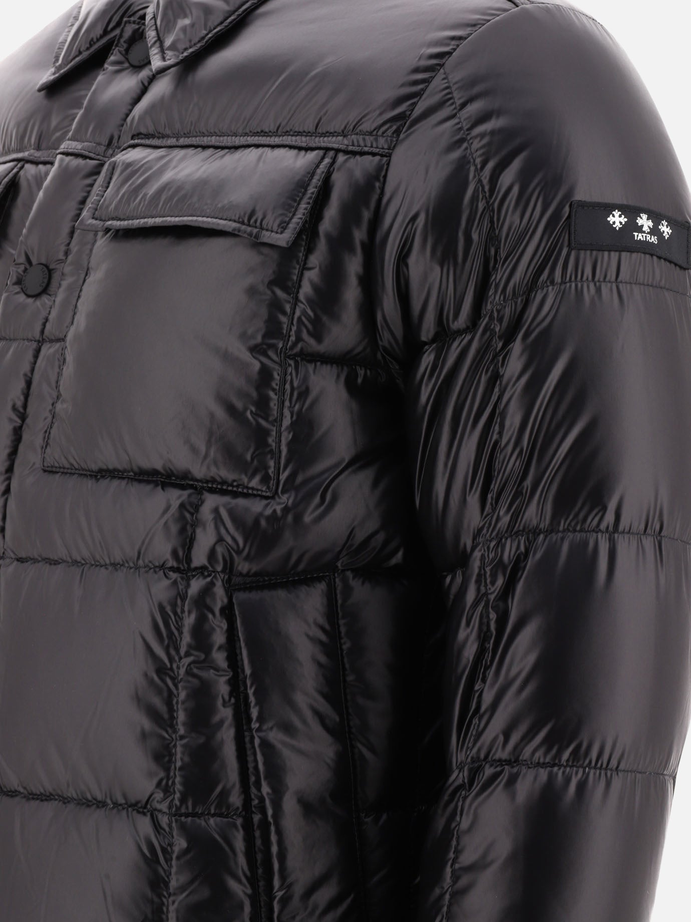 Down jackets 100% nylon - Padding: down and feather  Black - Tatras Men | PDP | VIETTI Online Store | thumbnail_4