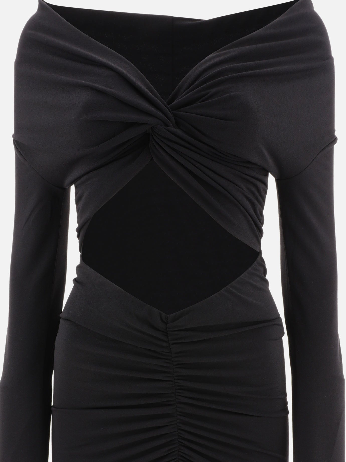 Abiti lunghi 95% poliestere 5% elastan  Nero - The Andamane Donna | PDP | VIETTI Online Store | Zoom-Modal_3
