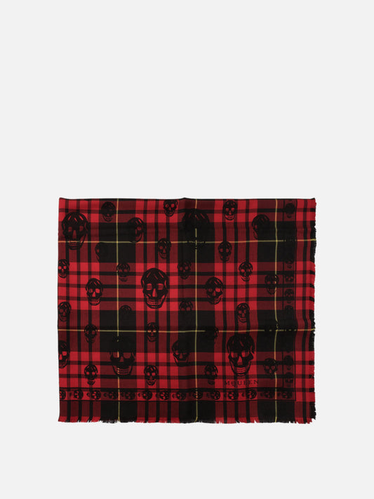 "Tartan Skull" foulard