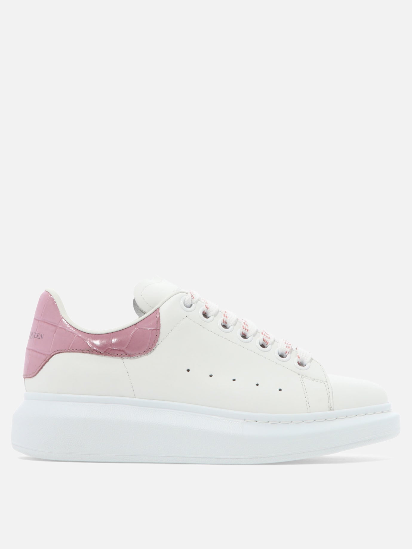 Low top sneakers 100% leather - 100% rubber  White - Alexander McQueen Women | PDP | VIETTI Online Store | thumbnail