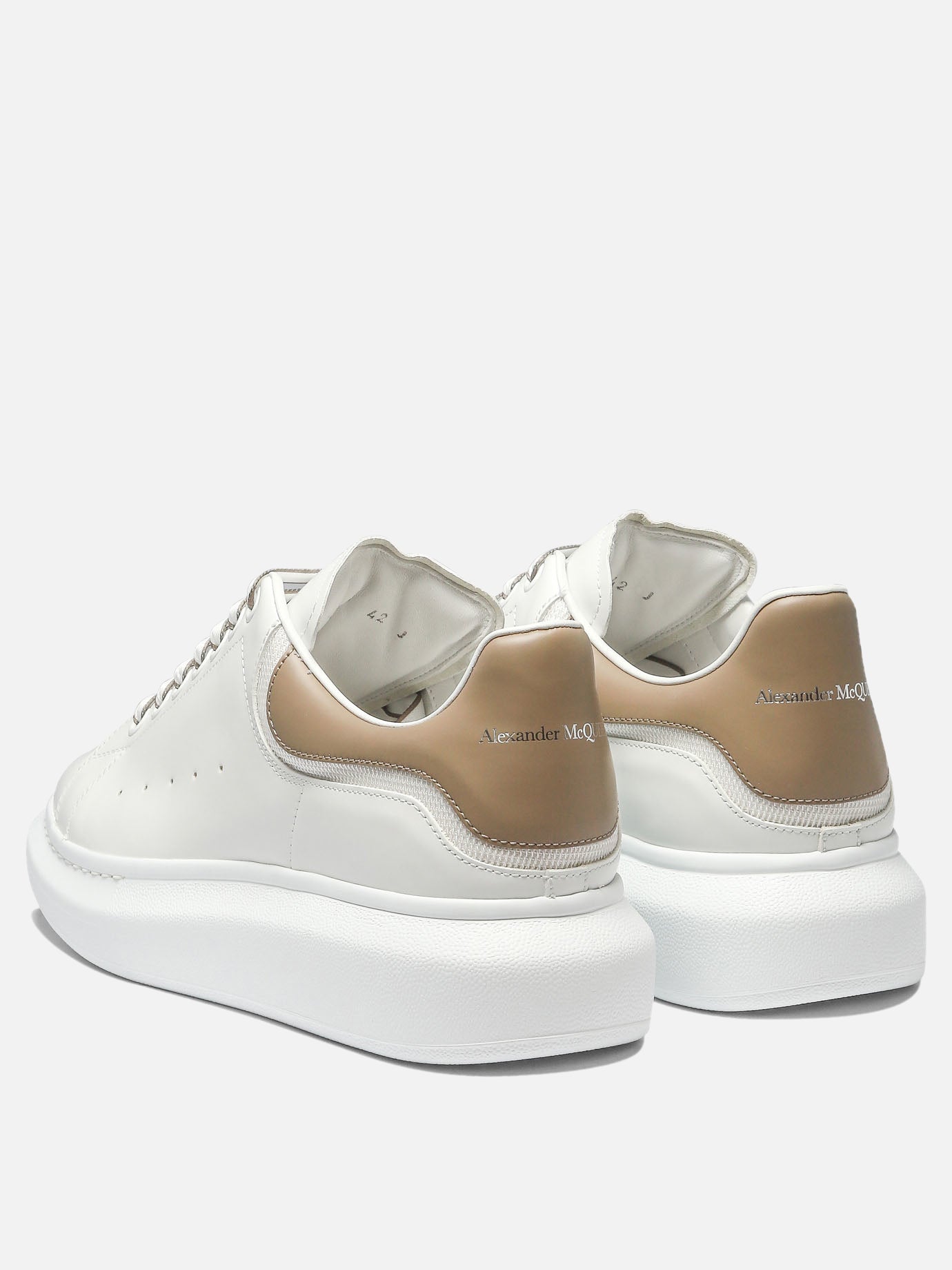 Low top sneakers 100% calf leather - 100% rubber  White - Alexander McQueen Men | PDP | VIETTI Online Store | thumbnail_4