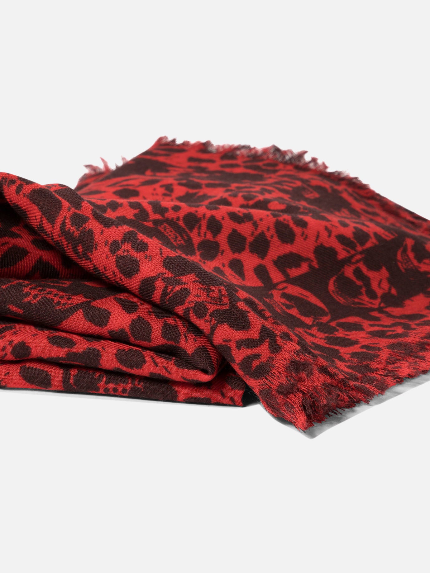 Foulard "Leopard Skull"