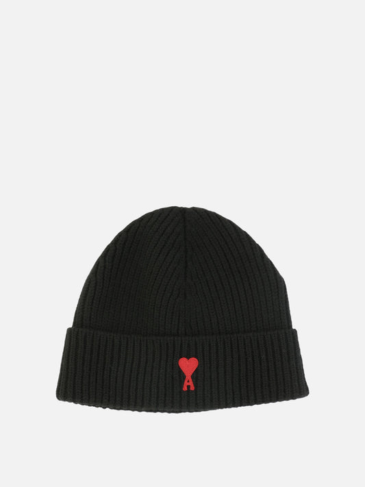 Ami Paris "Ami de Coeur" beanie Black