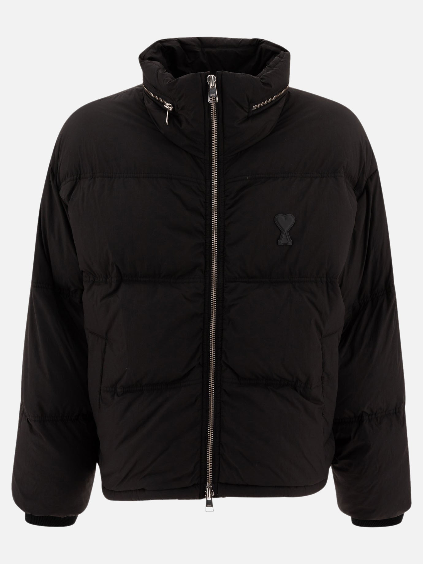 Down jackets Solid colour  Black - Ami Paris Men | PDP | VIETTI Online Store | thumbnail