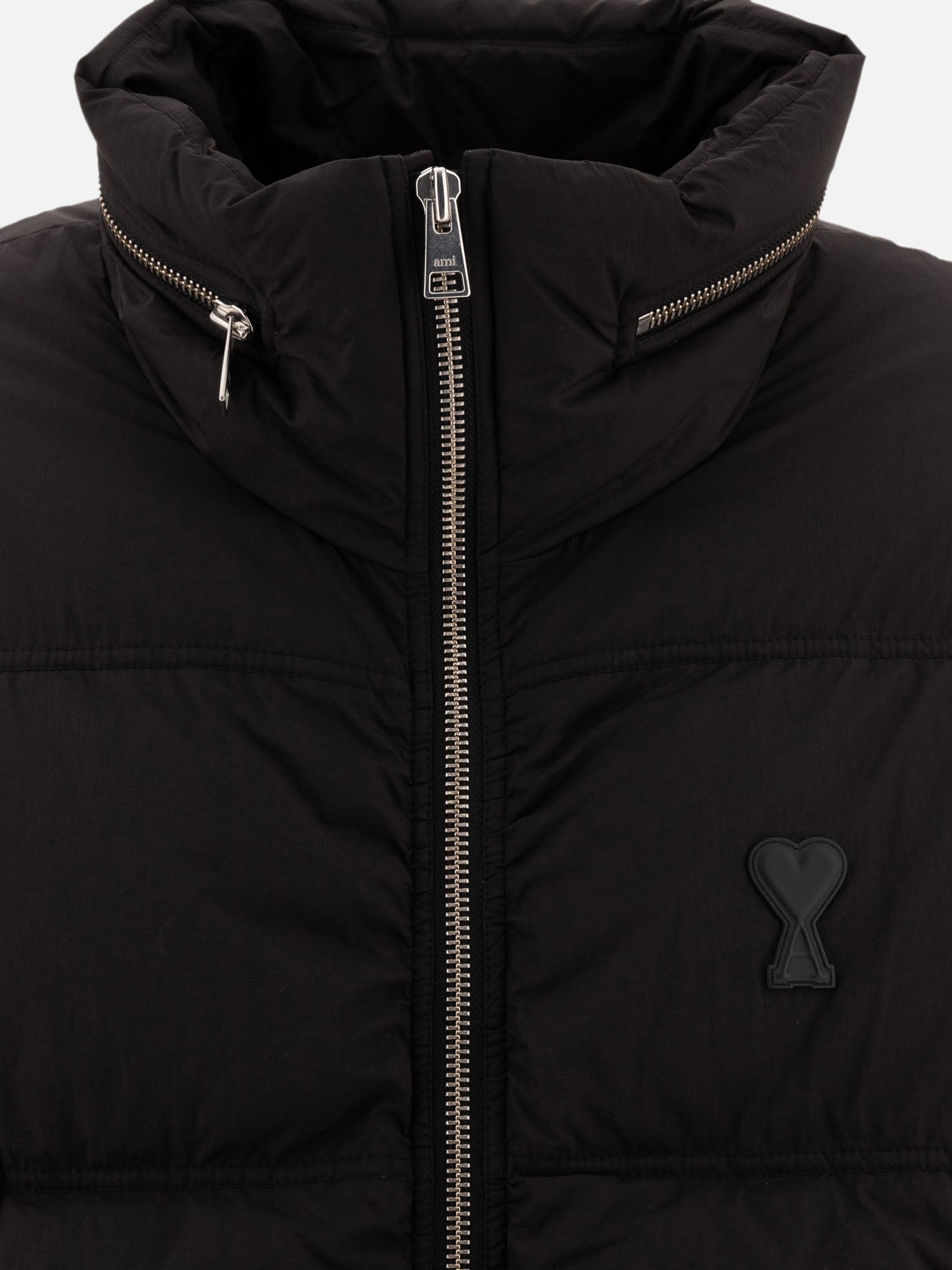 Down jackets Solid colour  Black - Ami Paris Men | PDP | VIETTI Online Store | thumbnail_3