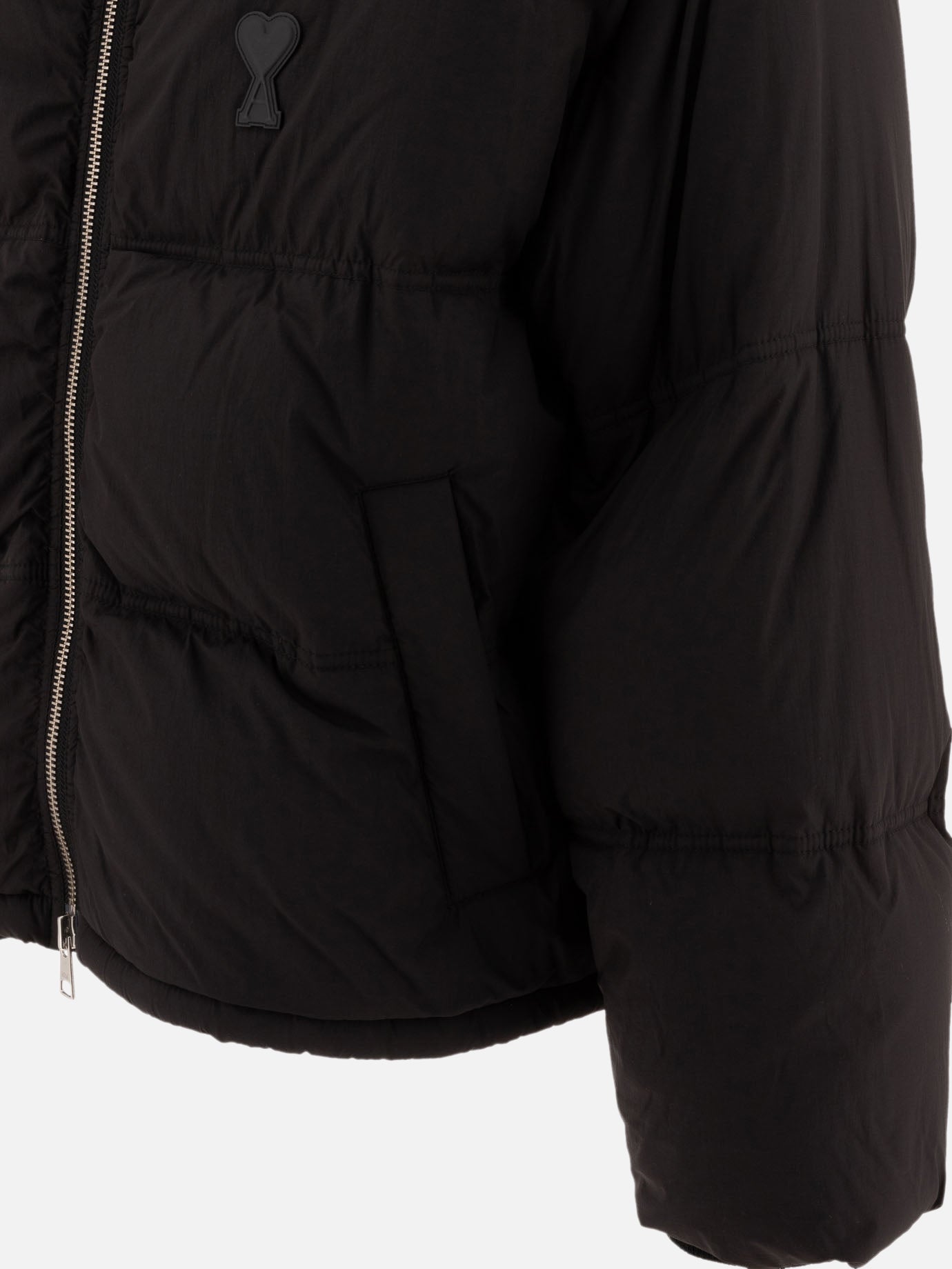Down jackets Solid colour  Black - Ami Paris Men | PDP | VIETTI Online Store | Zoom-Modal_4
