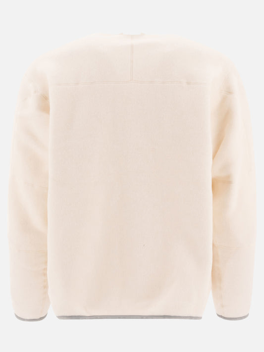 Fleece jackets Solid colour  White - and Wander Men | PDP | VIETTI Online Store | 2
