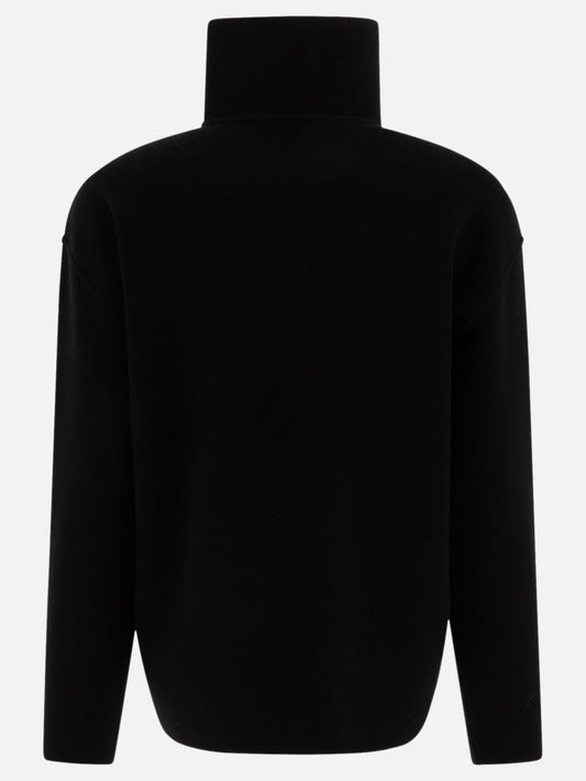 Maglioni con mezza zip Solid colour  Nero - Auralee Donna | PDP | VIETTI Online Store | 2
