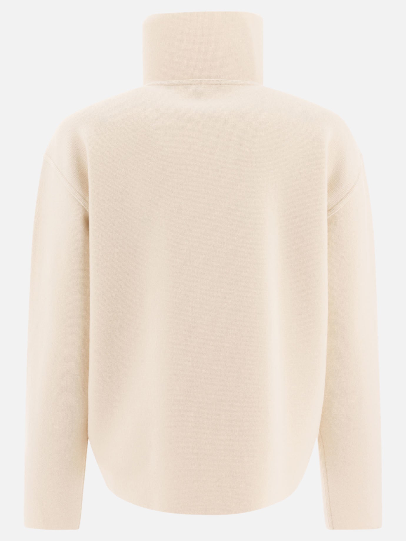 Maglioni con mezza zip Solid colour  Bianco - Auralee Donna | PDP | VIETTI Online Store | Zoom-Modal_2
