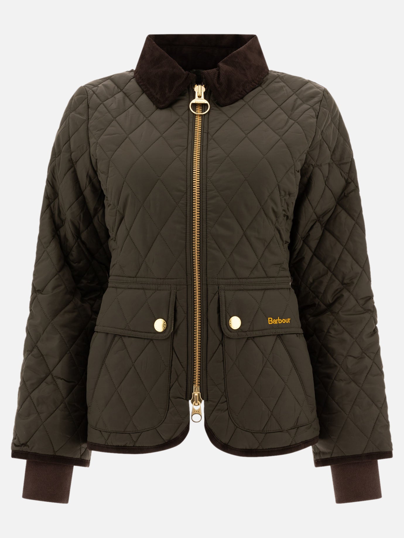 Barbour "Beadnell Fitted" quilted jacket Green