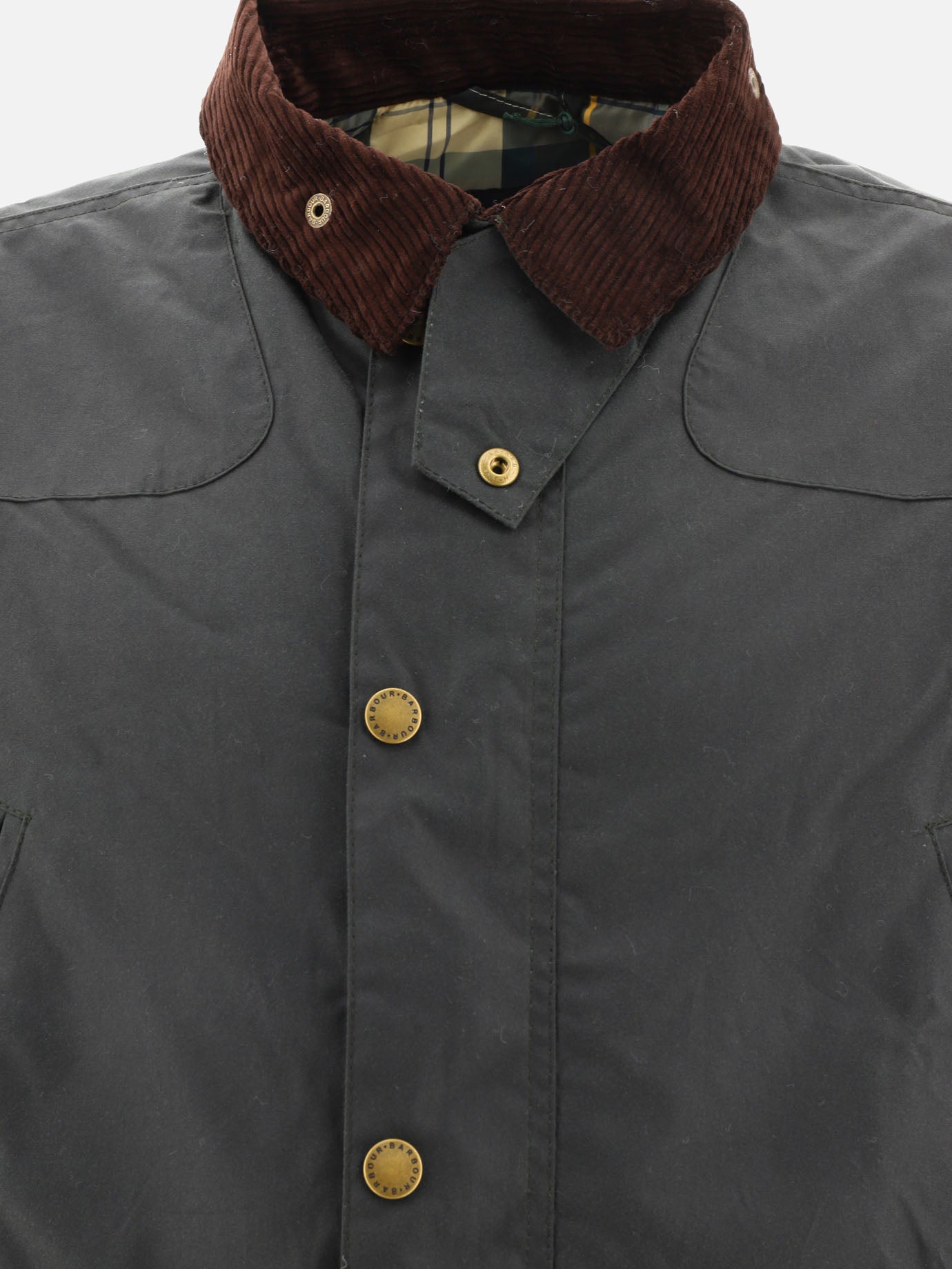 Quilted & Utility Jackets Solid colour  Grey - Barbour Men | PDP | VIETTI Online Store | Zoom-Modal_3
