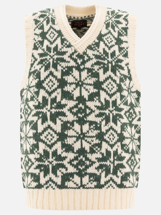 Beams Plus "Snow" vest 10371426_S Green 1