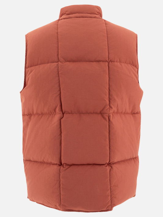 Beams Plus Oxford nylon sleeveless down jacket 18547552_L Red 2