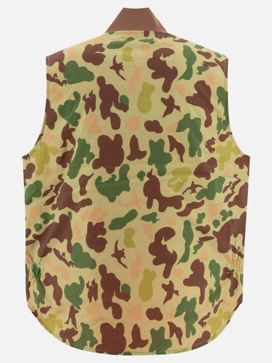 Beams Plus Reversible "Work" Vest 11706988_M Green 2
