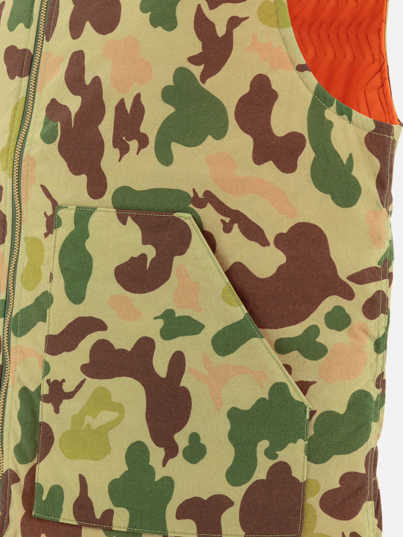 Giacche smanicate Camouflage  Verde - Beams Plus Uomo | PDP | VIETTI Online Store | thumbnail_4