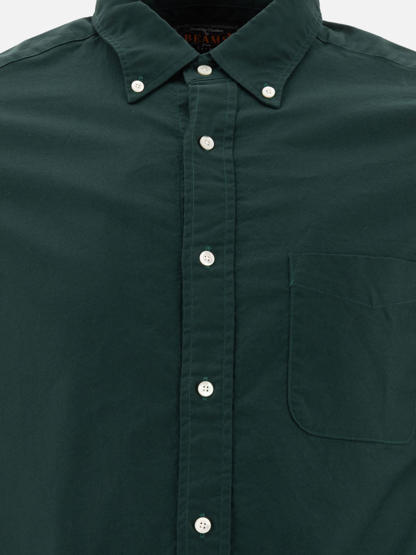 Beams Plus &quot;BD Color Oxford&quot; Shirt 15050101_S Green thumbnail_3
