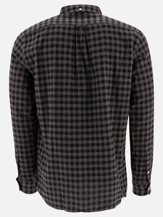 Beams Plus Camicia "BD Gingham Check Shaggy" 19817376_S Grey 2