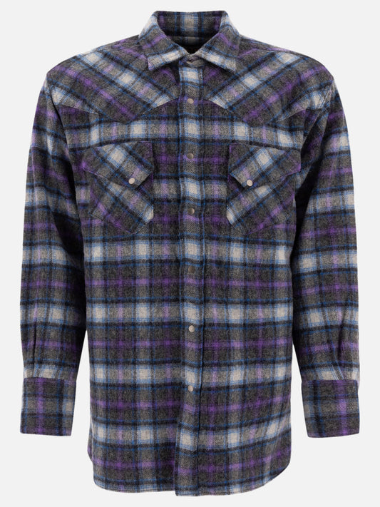Beams Plus Camicia "Western" 16290348_S Purple 1
