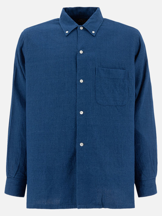 Beams Plus Camicia "Panama" 16008877_M Blue 1