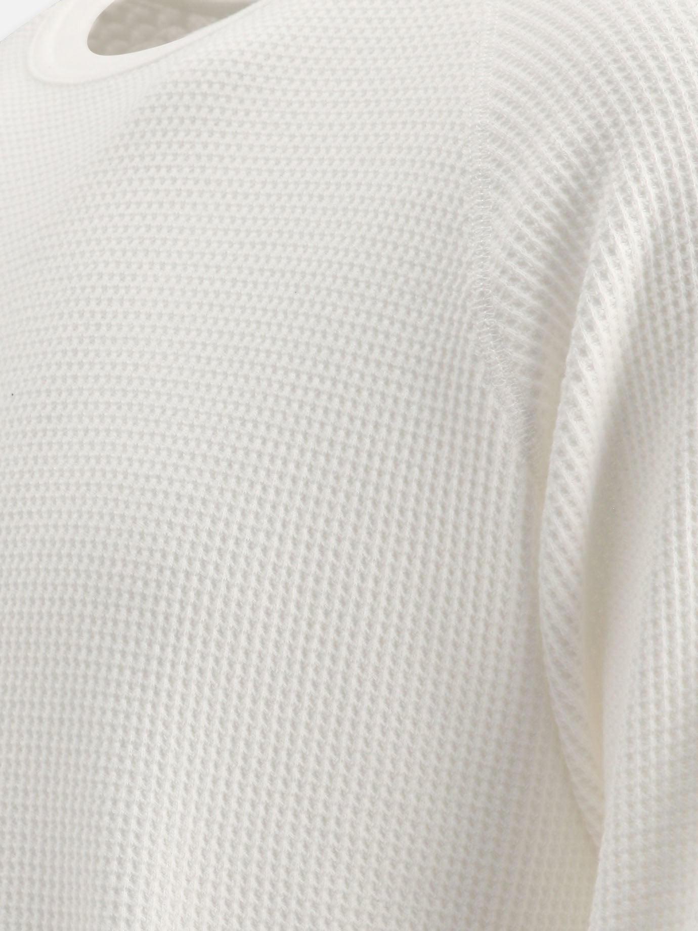 Beams Plus &quot;Crew Thermal 30&quot; t-shirt 18116038_S White thumbnail_4