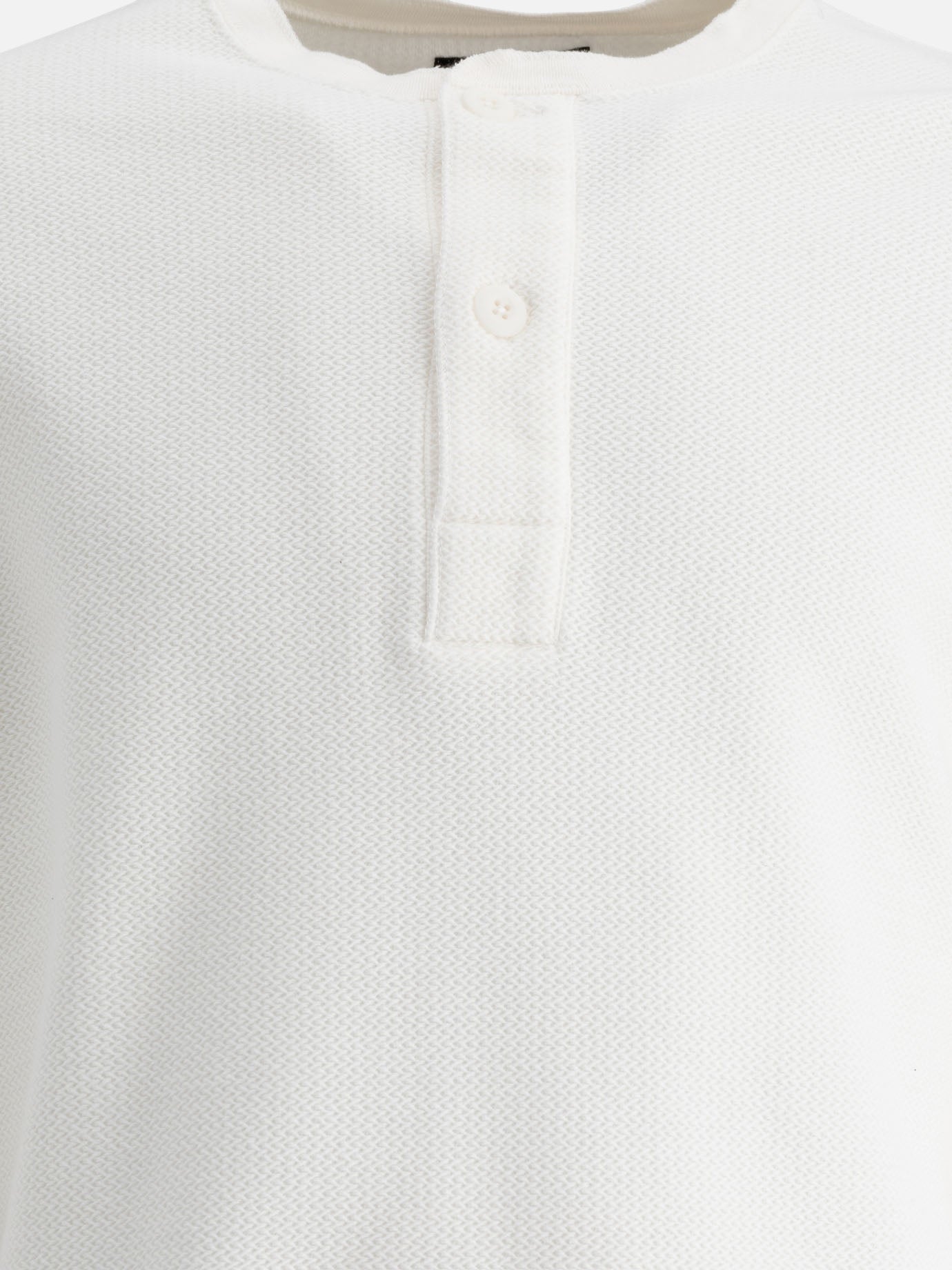 Beams Plus T-shirt with Henley collar 11810475_S White thumbnail_3