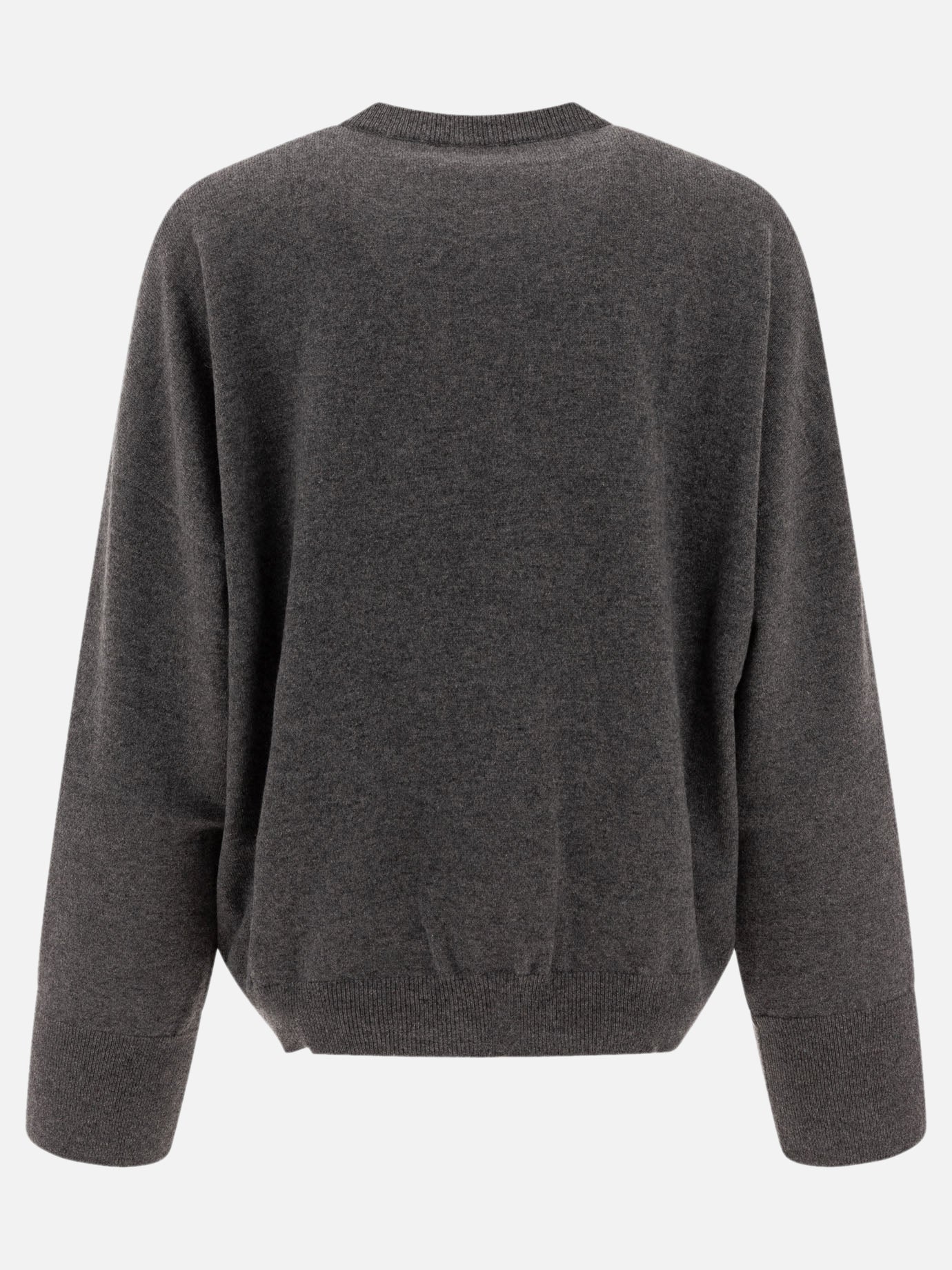 Cashmere sweater with monili