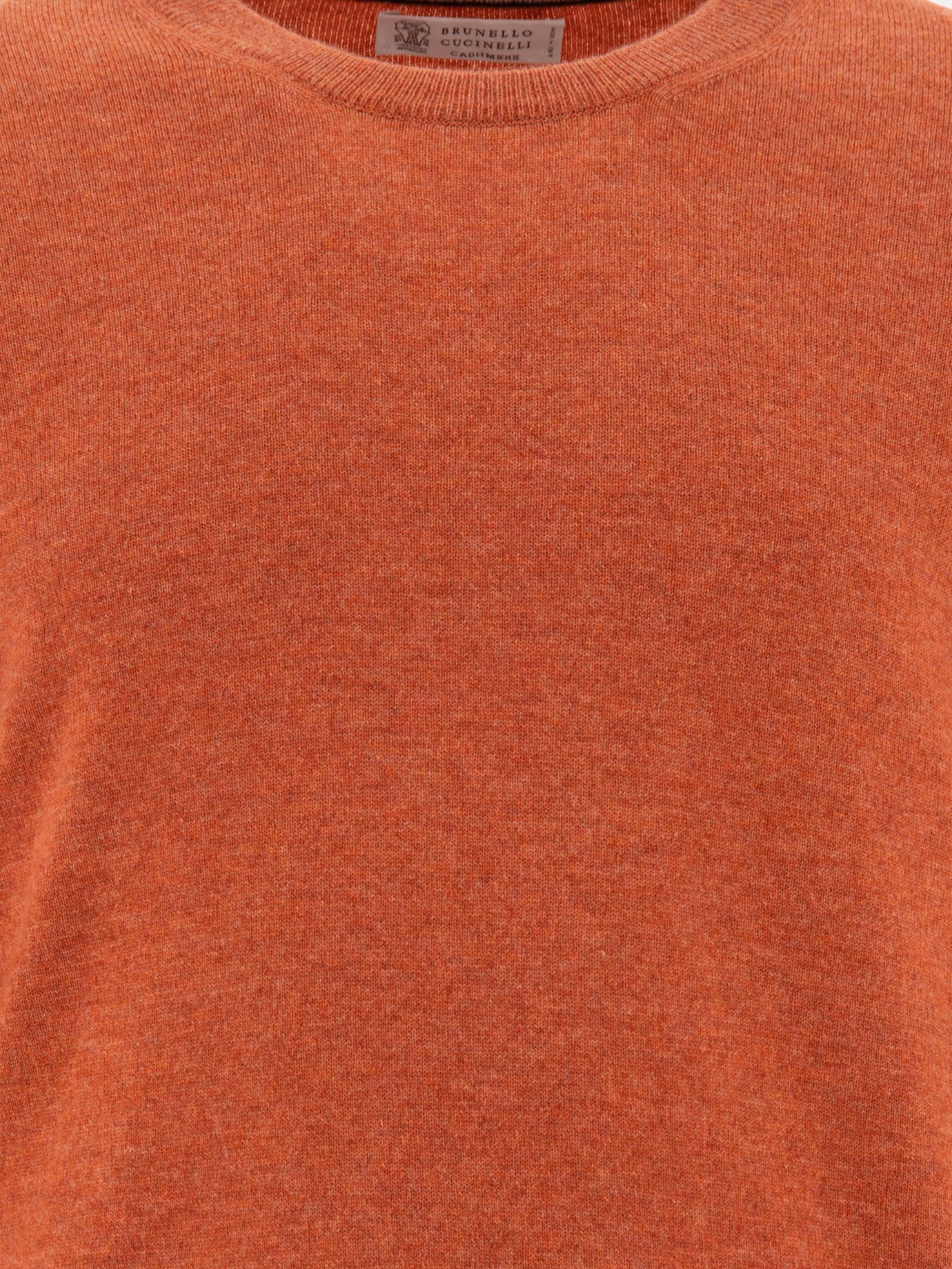 Brunello Cucinelli Cashmere sweater Orange