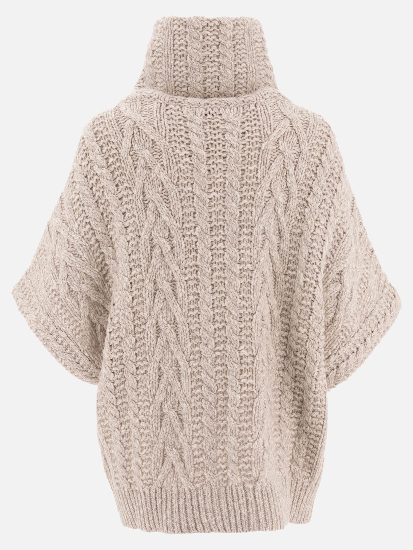 Brunello Cucinelli Cardigan with Monili-details Beige